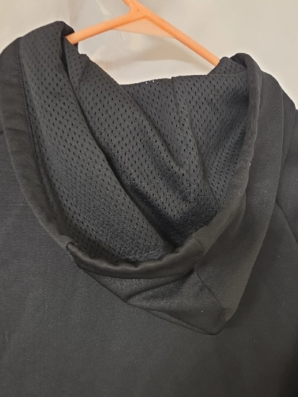 Nike Black Men's Pullover Hoodie with Reflective Swoosh - Picture 3 of 5